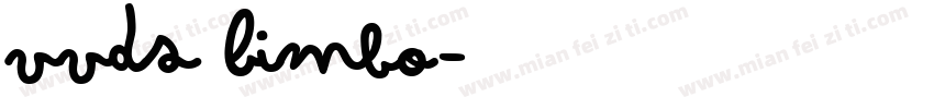 VVDS Bimbo字体转换